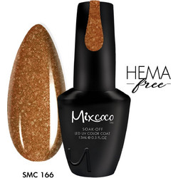 Mixcoco SMC 166 Glitter Ημιμόνιμο Βερνίκι Νυχιών 15ml