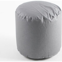 Linea Πουφ Σκαμπό Στρογγυλό Dark Grey 45x50εκ