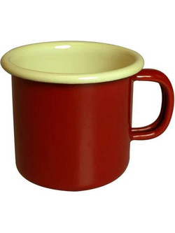 Φλιτζάνι εμαγιέ espresso κόκκινο 150 ml
