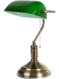 Φωτιστικό Γραφείου Banker 18x38cm σε Πράσινο Χρώμα V-30001 OEM