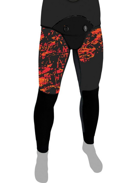 Epsealon Red Fusion Skin Παντελόνι Κατάδυσης Ξυρισμένο Neoprene για Ψαροντούφεκο 7mm