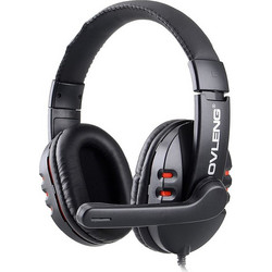 Ovleng X6 Gaming Headset Over Ear Black / Red