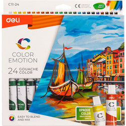 DELI ΤΕΜΠΕΡΑ 24ΧΡΩΜΑΤΑx12ml COLOR EMOTION