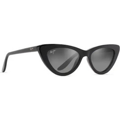 Maui Jim MJDSB891 02A Γυναικεία Γυαλιά Ηλίου Cat Eye Κοκάλινα Μαύρα με Μαύρο Καθρέπτη Φακό