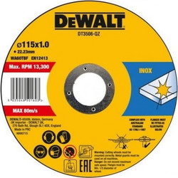 ΔΙΣΚΟΣ ΚΟΠΗΣ ΜΕΤΑΛΛΟΥ-ΙΝΟΧ DT3506-QZ 115mm DEWALT