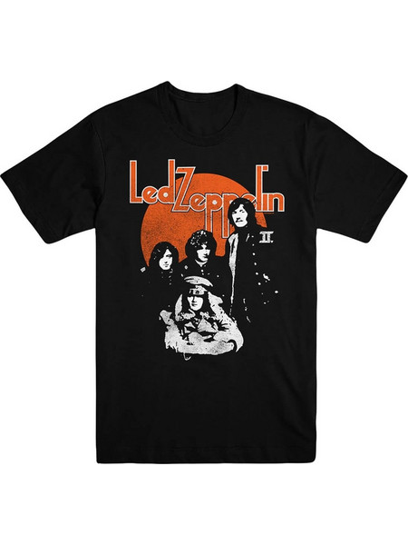 Promuco POSLZT1M Led Zeppelin Μπλούζα Orange Circle Black Medium