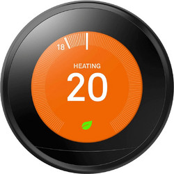 GOOGLE Nest Learning Ψηφιακός Θερμοστάτης V3 Μαύρο