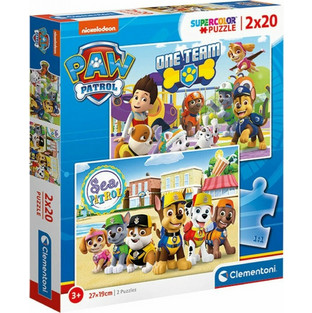 Παιδικό Puzzle Clementoni Super Color Paw Patrol 2x20 Κομμάτια 24779