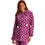 Lydia Creations Σετ Γυναικείες Πιτζάμες Χειμωνιάτικες Fleece Μωβ 23582