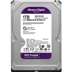 Western Digital Purple 1TB HDD Σκληρός Δίσκος 3.5" Sata 3 5400rpm με 64MB Cache WD11PURZ