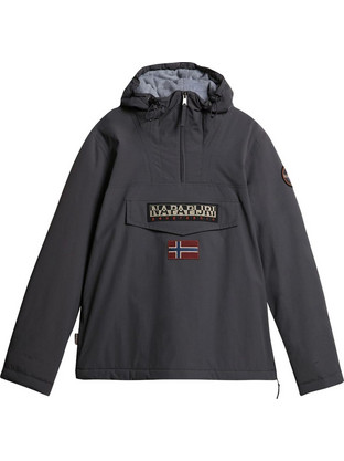 Napapijri Rainforest 3 Ανδρικό Μπουφάν Χειμωνιάτικο Pullover Αδιάβροχο Ανθρακί NP0A4GMC-H98