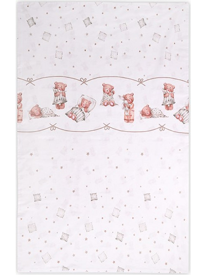 Παπλωματοθήκη διπλής όψης με φερμουάρ Lorelli Bears & Pillows Beige 140/95cm 20051336101