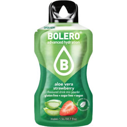 Bolero χυμός σκόνη (1 x 9 γρ.) Aloe Vera & Φράουλα