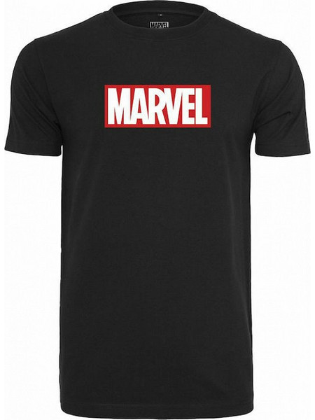 Merchcode T-Shirt Marvel Logo Tee MC 466 ΜΑΥΡΟ