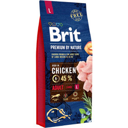 Brit Premium By Nature Adult Large with Chicken 15kg