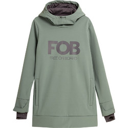 4F Softshell Γυναικείο Αθλητικό Φούτερ με Κουκούλα Χακί H4Z21-SFD001F-42S