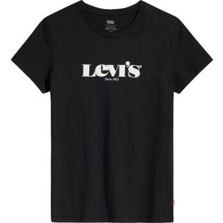 Levis The Perfect Γυναικείο Αθλητικό T-shirt Μαύρο 17369-1250