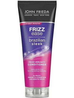 John Frieda Frizz Ease Brazilian Sleek Conditioner Κερατίνης για Φριζάρισμα για Ταλαιπωρημένα Μαλλιά 250ml