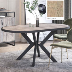 Νο 17 Τραπεζαρία O160x90x77 Με Επιλογές Χρωμάτων - Λάττε-Latte