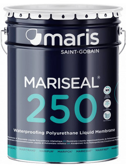 Maris Polymers Mariseal 250 Ελαστομερές Επαλειφόμενο Πολυουρεθανικό Στεγανωτικό Ταράτσας Λευκό 6kg