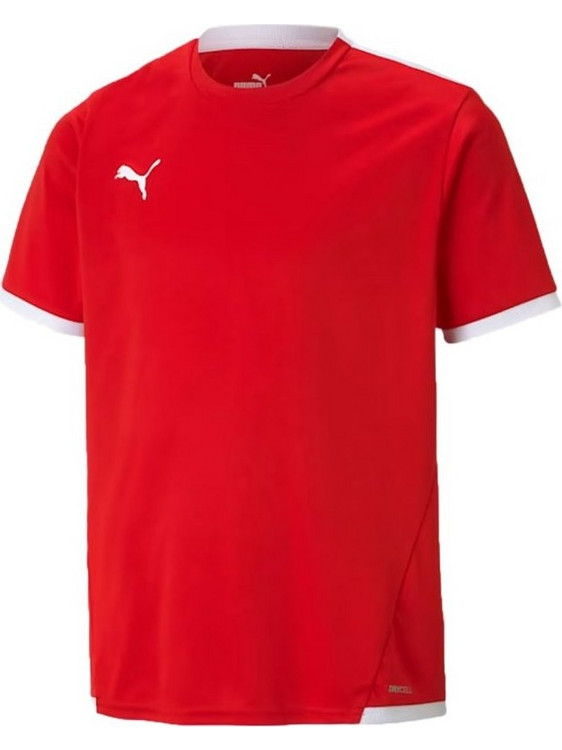 Puma teamLIGA Παιδικό T-Shirt Κοντομάνικο Κόκκινο 704925-01