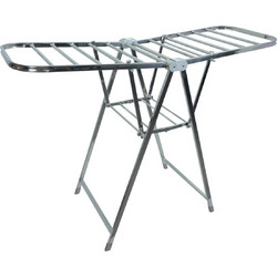 Φορητή Απλώστρα Ρούχων Δαπέδου INOX 145x48x102cm