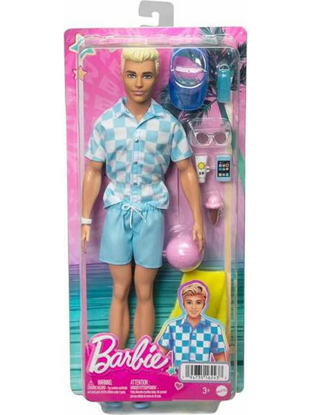 Mattel Barbie Ken Beach Glam με Αξεσουάρ