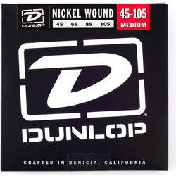 Dunlop DBN Σετ 4 Χορδές Ηλεκτρικού Μπάσου Nickel Plated Steel 45-105" Medium Tension