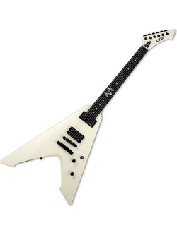 ESP LTD James Hetfield Vulture Ηλεκτρική Κιθάρα V Style με HH Μαγνήτες και Ταστιέρα Ebony Olympic White