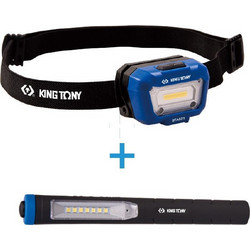 King Tony P9TA5002 Επαναφορτιζόμενος Φακός Κεφαλής Εργασίας Led 200lm