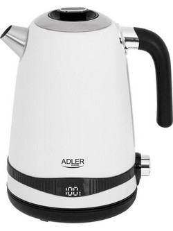 Adler AD 1295W Ανοξείδωτος Βραστήρας 1.7lt 2200W με Ρύθμιση Θερμοκρασίας