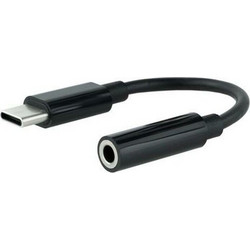 Αντάπτορας USB-C σε Jack 3.5 mm NANOCABLE 10.24.1205 11 cm Μαύρο