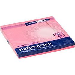 Αυτοκόλλητα Χαρτάκια OfficePoint 75x75mm Neon Ροζ 80 Τεμάχια MAG-5527500-66
