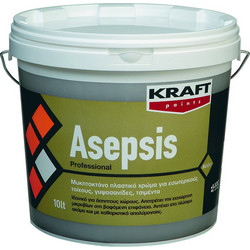 Kraft Paints Asepsis Πλαστικό Χρώμα Εσωτερικού Χώρου Λευκό 3lt