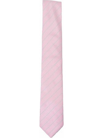Boss Γραβάτα ριγέ ροζ 7.5cm πολυεστέρας
