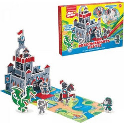 10 FIBRE PENS +6 ΚΑΡΤΕΣ ΜΕ 3D ΜΟΝΤΕΛΑ DRAGON KNIGHT'S CASTLE 37310