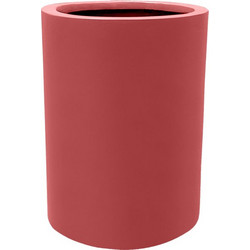 MarHome Κασπώ Fiberglass Κύλινδρος Ροζ Αντικέ Φ30x40cm