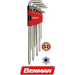 Benman σετ Torx κλειδιών 9 τεμ. Extra Long