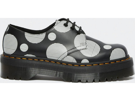 Dr.Martens 3 Eye 1461 Quad Γυναικεία Παπούτσια 26879009 Black+White_Black+White Polka Dot Smooth