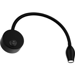 Φωτιστικό Τοίχου Led 3W 4000K Μαύρο 40x8x3cm