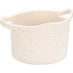 Estia ESTIA ΚΑΛΑΘΙ ΚΡΕΜΑΣΤΟ BLANCA 20x20x15cm ΛΕΥΚΟ