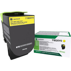 Lexmark 71B20Y0 Yellow Toner