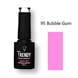 Trendy Soak Off 95 Bubble Gum Ημιμόνιμο Βερνίκι Νυχιών 6ml