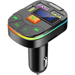 Allisong Q19 FM Transmitter Αυτοκινήτου με USB-Bluetooth