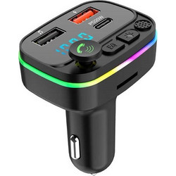 HZ P4 FM Transmitter Αυτοκινήτου με USB / Bluetooth