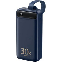 Remax Bole Series Power Bank 30000mAh με 2 Θύρες USB-A & Θύρα USB-C Power Delivery Blue