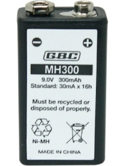 SKB 38.2300.20 - MH300V - Επαναφορτιζόμενη Μπαταρία Ni-Mh 9V 300mah