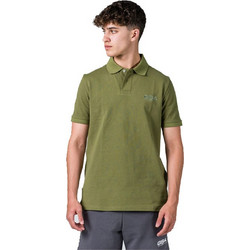 GSA Organic Ανδρική Αθλητική Μπλούζα Polo Πράσινη 1717126-Khaki