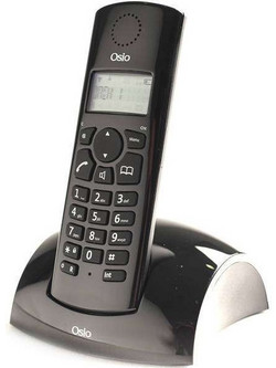 Osio OSD-8610 Ασύρματο Τηλέφωνο με Ανοιχτή Ακρόαση Μαύρο Λευκό