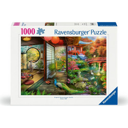 Puzzle Ravensburger Japanese Garden Teahouse 1000 Κομμάτια